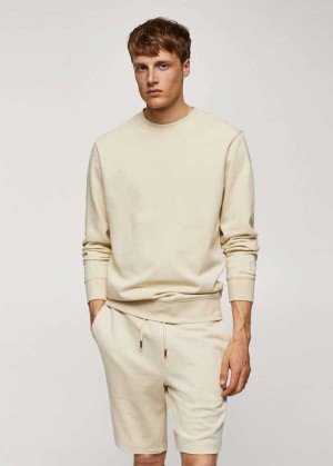 Mango 100% Bavlněné Basic Sweatshirt | MNG-21785