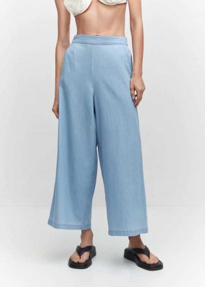 Mango 100% Bavlněné Culotte Pants | MNG-24403