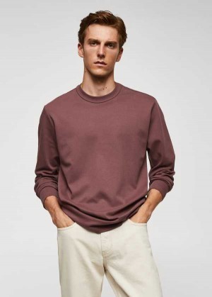 Mango 100% Bavlněné Long-sleeved T-shirt | MNG-21651