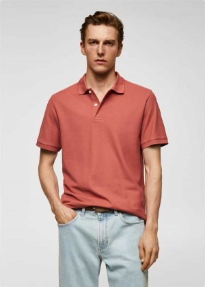 Mango 100% Bavlněné Pique Polo Shirt | MNG-21521