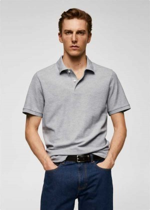 Mango 100% Bavlněné Pique Polo Shirt | MNG-21518