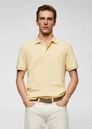 Mango 100% Bavlněné Pique Polo Shirt | MNG-21504