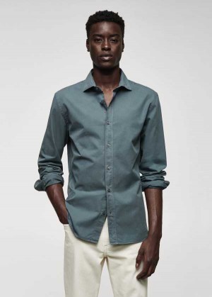 Mango 100% Bavlněné Slim Fit Shirt | MNG-22046