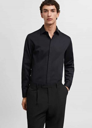 Mango 100% Bavlněné Slim-fit Suit Shirt | MNG-22271