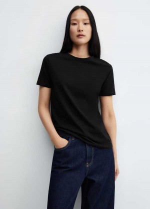 Mango 100% Bavlněné T-shirt | MNG-24956