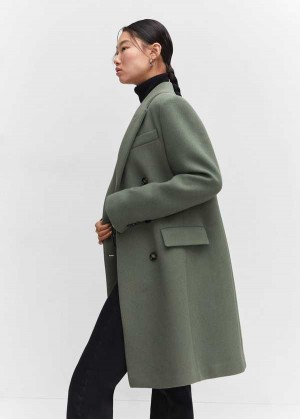 Mango 100% Læder Trench Coat | MNG-26393