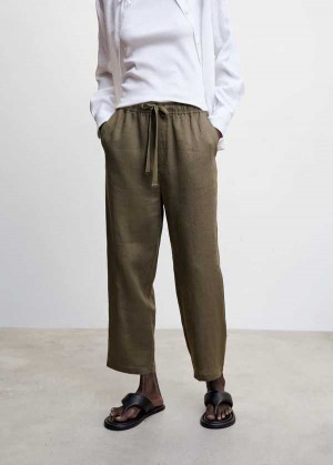 Mango 100% Linen Pants | MNG-24512