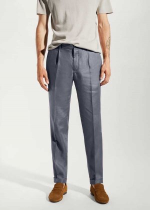 Mango 100% Linen Regular-fit Pants | MNG-22358