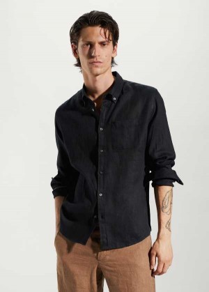 Mango 100% Linen Slim-fit Shirt | MNG-21984