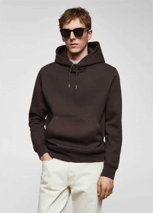 Mango Bavlněné Kangaroo-hooded Sweatshirt | MNG-21831