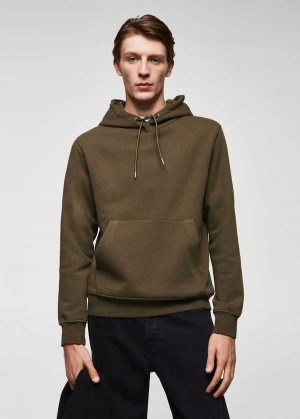 Mango Bavlněné Kangaroo-hooded Sweatshirt | MNG-21793