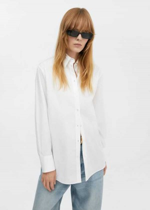 Mango Bavlněné Long Shirt | MNG-25220