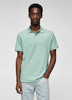 Mango Bavlněné Piqué Polo Shirt | MNG-21548