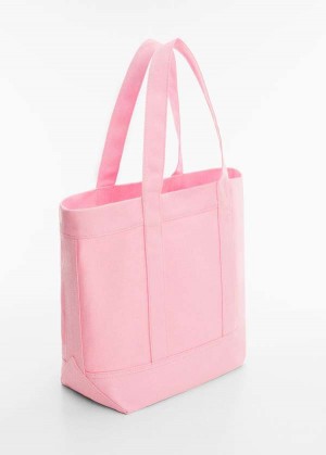 Mango Bavlněné Platene Tote Bag | MNG-23222