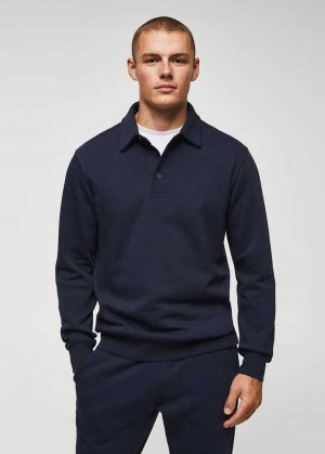 Mango Bavlněné Polo Sweatshirt | MNG-21823