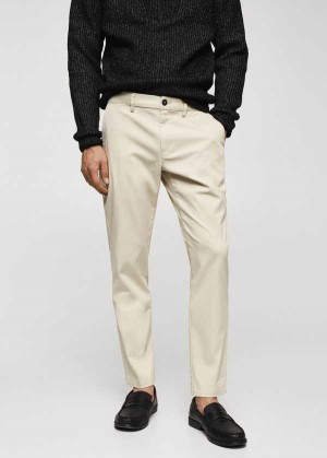 Mango Bavlněné Tapered Crop Pants | MNG-22514