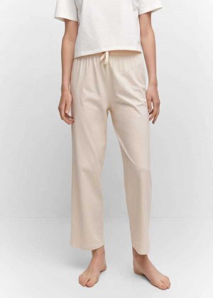 Mango Bavlněné-knit Pants | MNG-23687