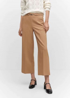 Mango Belt Culottes Trousers | MNG-24446