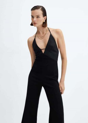 Mango Belt Long Jumpsuit | MNG-25700