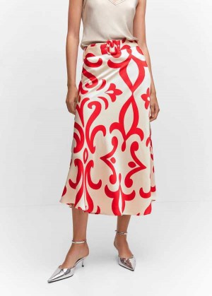 Mango Belt Printed Skirt | MNG-24082