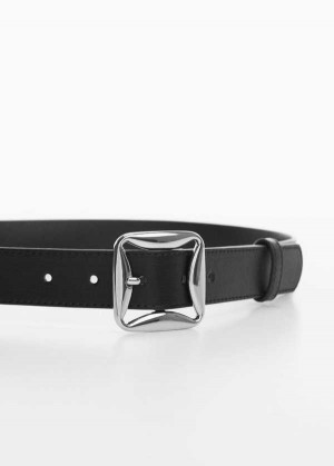 Mango Belt With Geometric Přezkou | MNG-22953