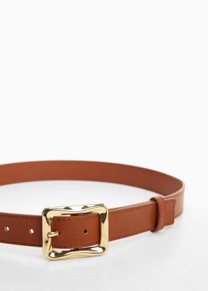 Mango Belt With Irregular Přezkou | MNG-22989