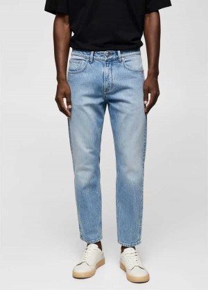 Mango Ben Tapered Cropped Jeans | MNG-21860