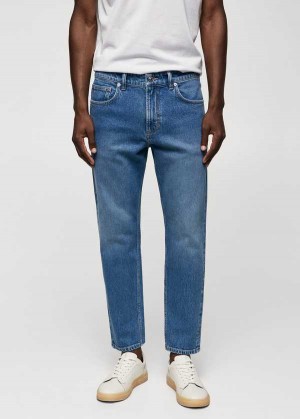 Mango Ben Tapered Cropped Jeans | MNG-21887