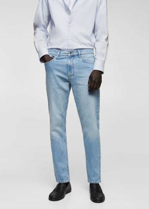 Mango Ben Tapered Cropped Jeans | MNG-21918