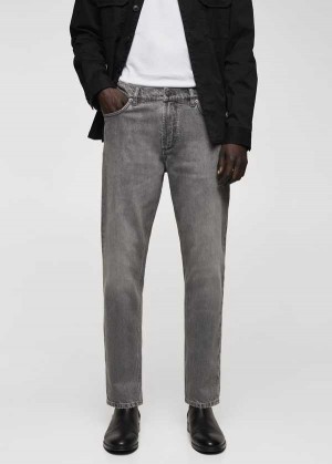 Mango Ben Tapered Cropped Jeans | MNG-21938