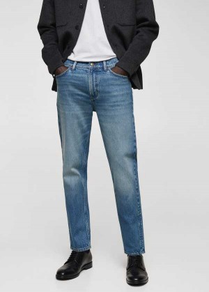 Mango Ben Tapered Cropped Jeans | MNG-21937