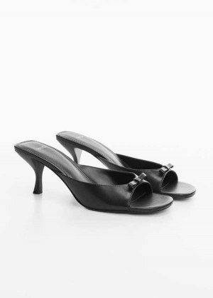 Mango Bow Læder Sandals | MNG-23507