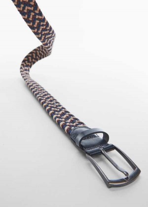 Mango Braided Elastic Colored Belt | MNG-21163