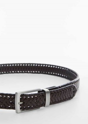 Mango Braided Læder Belt | MNG-21180