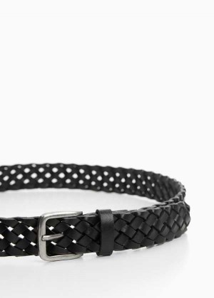 Mango Braided Læder Belt | MNG-21185