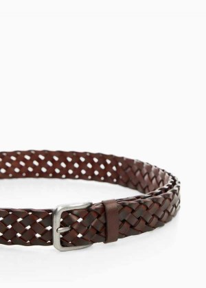 Mango Braided Læder Belt | MNG-21186