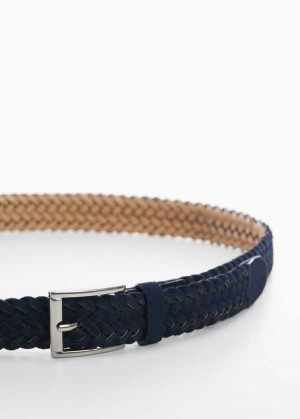 Mango Braided Semišové Belt | MNG-21182