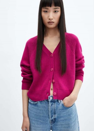 Mango Button Knit Cardigan | MNG-25641