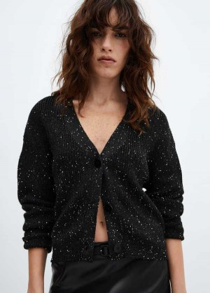 Mango Buttoned Žebrovaný Cardigan | MNG-25673