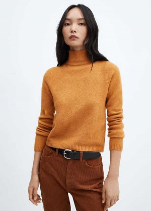 Mango Cable-knit Zip-neck Svetrové | MNG-25633