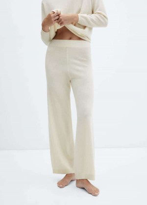 Mango Cashmere Wideleg Pants | MNG-23727