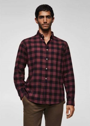 Mango Checked Flannel Shirt | MNG-22155