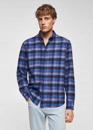 Mango Checked Flannel Shirt | MNG-22160