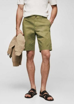 Mango Chino Bermuda Shorts | MNG-22443