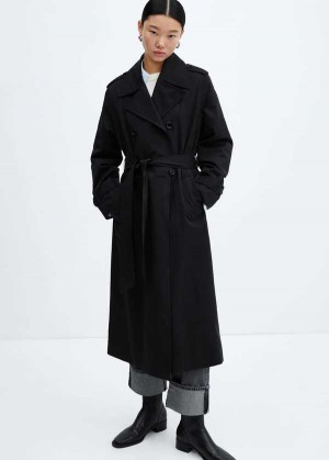 Mango Classic Trench Coat With Belt | MNG-26429