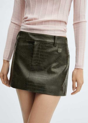 Mango Coco-effect Mini-skirt | MNG-24243