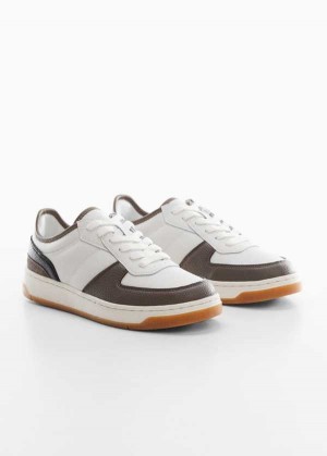 Mango Combined Læder Sneakers | MNG-21245