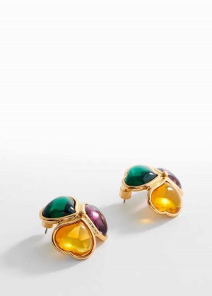 Mango Combined Stones Earrings | MNG-22933