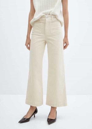 Mango Corduroy Culotte Trousers | MNG-23943