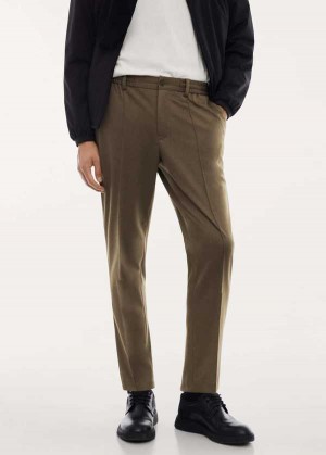 Mango Crease-resistant Slim-fit Pants | MNG-22530